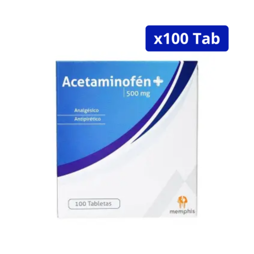 ACETAMINOFEN (MEMPHIS) 500MG CJA X 100TAB