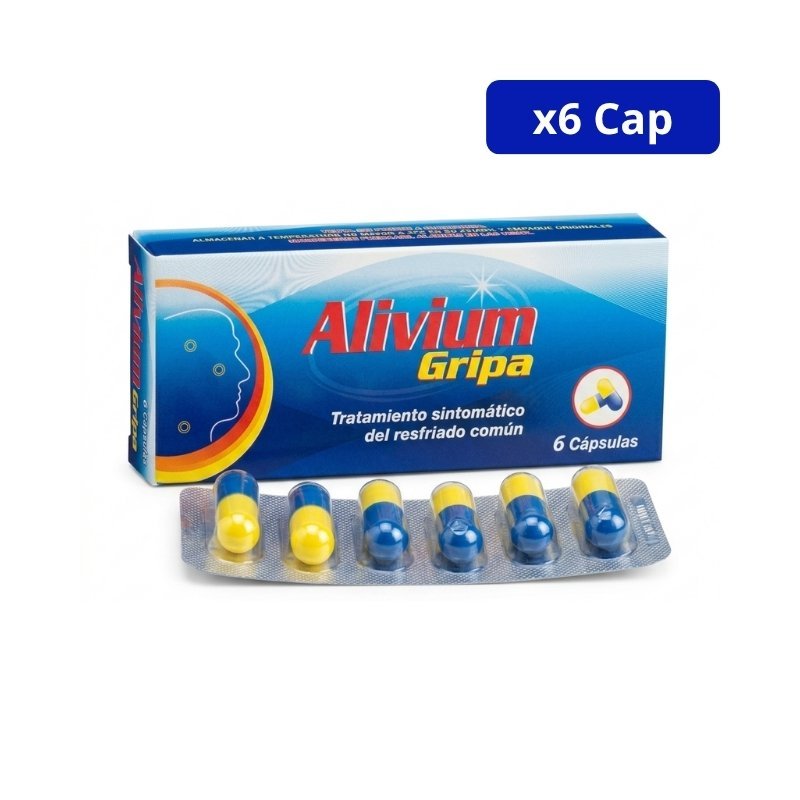 ALIVIUM GRIPA (ANGLOPHARMA) ANTIGRIPAL CJA X 6CAP