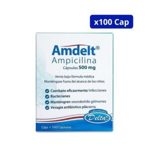 AMDELT (DELTA) 500MG CJA X 100CAP AMPICILINA
