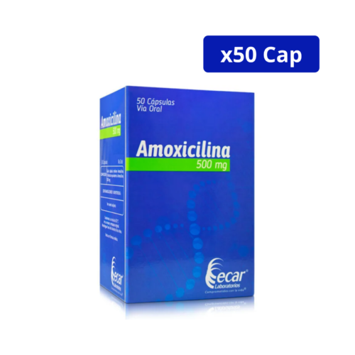AMOXICILINA (ECAR) 500MG CJA X 50CAP