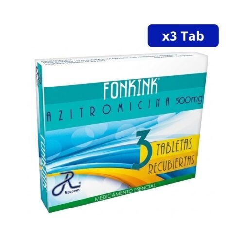 AZITROMICINA 500MG FONKING (RUECAN) CJA X 3 TAB
