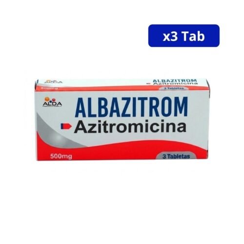 AZITROMICINA (ALDA) 500MG CJA X 3TAB ALBAZITROM