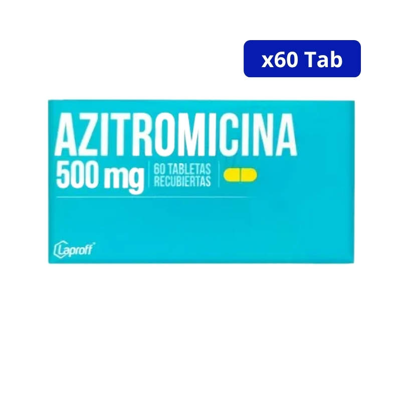 AZITROMICINA (LAPROFF) 500MG CJA X60 TBL