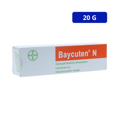BAYCUTEN (BAYER) CREMA TOPICA TUBO X 20GR CLOTRIMAZOL-DEXAMETASONA-NEOMICINA