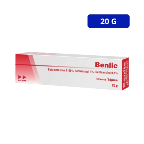 BENLIC (PROFMA) CREMA X 20 GRS BETAMETASONA, CLOTRIMAZOL, GENTAMICINA