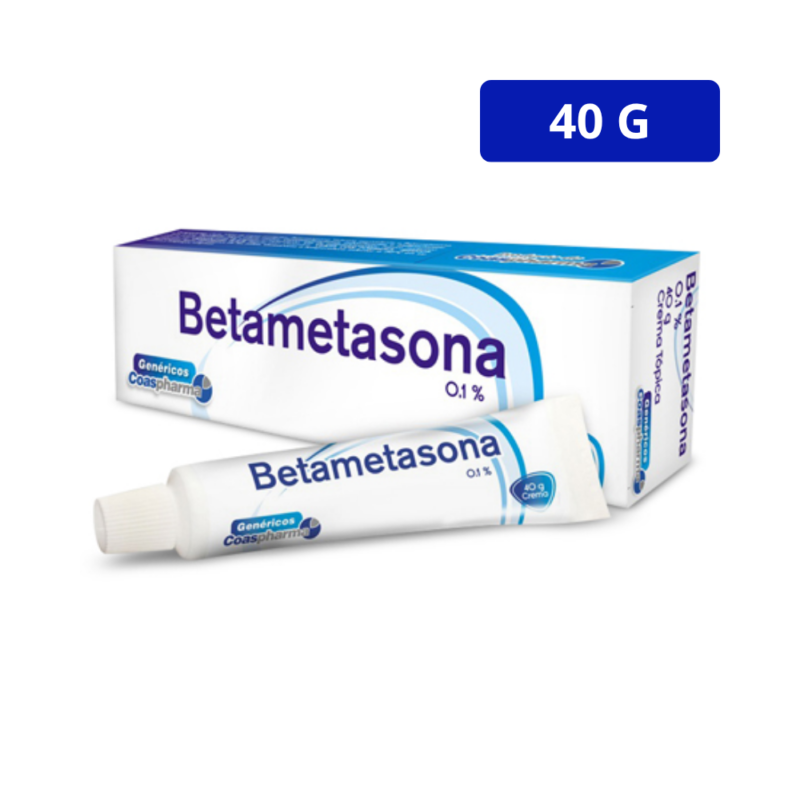 BETAMETASONA (COASPHARMA) CREMA TOPICA 0.1% TUBO X 40GR