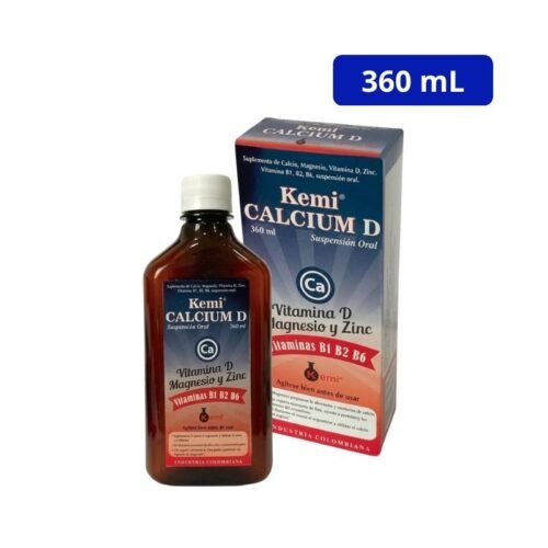 CALCIUM (KEMI) MULTIVITAMINICO SUSP ORAL FCO X 360ML VITAMINA D MAGNESIO ZINC