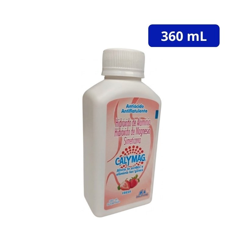 CALYMAG (ANGLOPHARMA) SUSP FRESA FCO X 360ML HIDROXIDO ALUMINIO