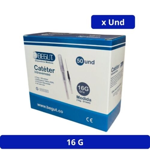 CATETER 16G (BEGUT) INTRAVENOSO X UND