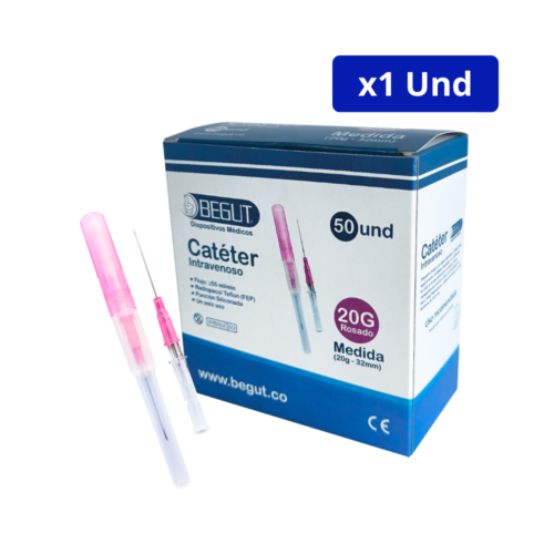 CATETER 20G (BEGUT) INTRAVENOSO X UND