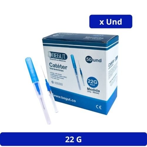 CATETER 22G (BEGUT) INTRAVENOSO X UND