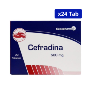 CEFRADINA (COASPHARMA) 500MG CJA X 24CAP