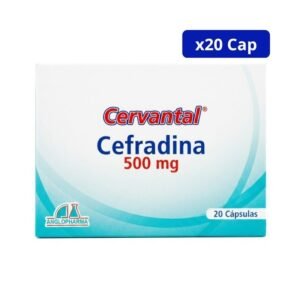 CERVANTAL (ANGLOPHARMA) 500MG CJA X 20CAP CEFRADINA