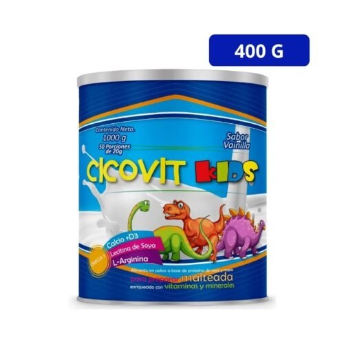 CICOVIT (ALDA) KIDS SABOR VAINILLA MULTIVITAMINICO POTE X 400GR CALCIO VITAMINA D3