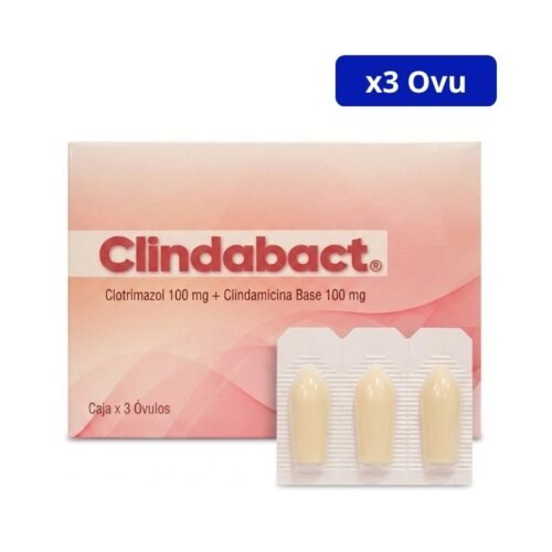 CLINDABACT (TRIDEX) 100MG CJA X 3 OVULOS CLOTRIMAZOL CLINDAMICINA