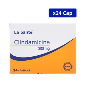 CLINDAMICINA (LA SANTE) 300MG CJA X 24CAP