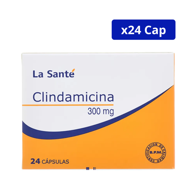 CLINDAMICINA (LA SANTE) 300MG CJA X 24CAP