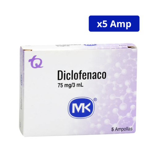 DICLOFENACO (MK) 75MG/3ML CJA X 5AMP