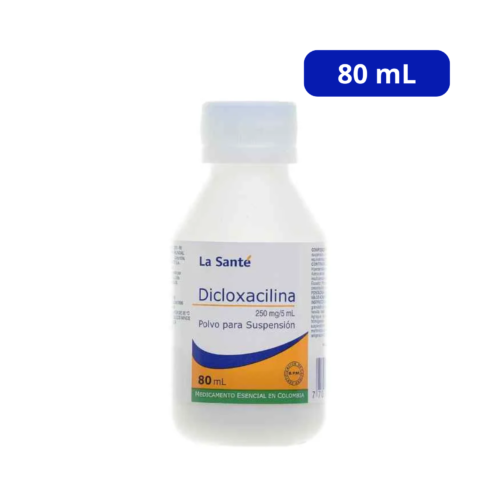 DICLOXACILINA (LA SANTE) 250MG/5ML POLVO FCO X 80ML