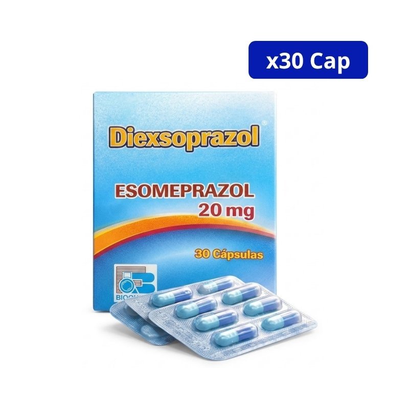 DIEXSOPRAZOL (BIOQUIFAR) 20MG CJA X 30 CAP ESOMEPRAZOL