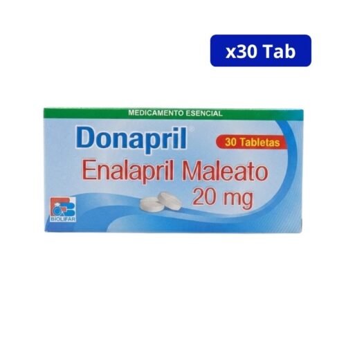 DONAPRIL (BIOQUIFAR) 20MG CJA X 30TAB ENALAPRIL