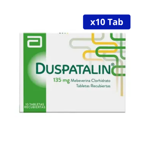 DUSPATALIN (ABBOTT) 135MG CJA X 10TAB MEBEVERINA CLORHIDRATO