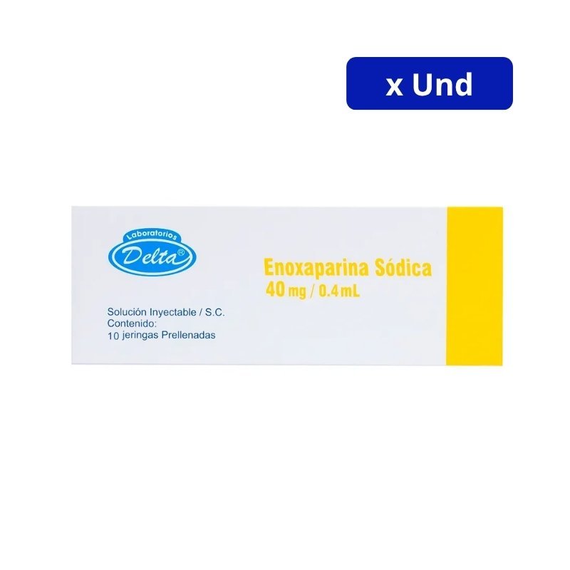 ENOXAPARINA (DELTA) SODICA 40MG AMP JERINGA PRELLENADA X 0.4ML