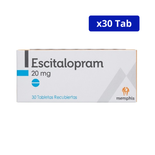 ESCITALOPRAM (MEMPHIS) 20MG CJA  X 30TAB