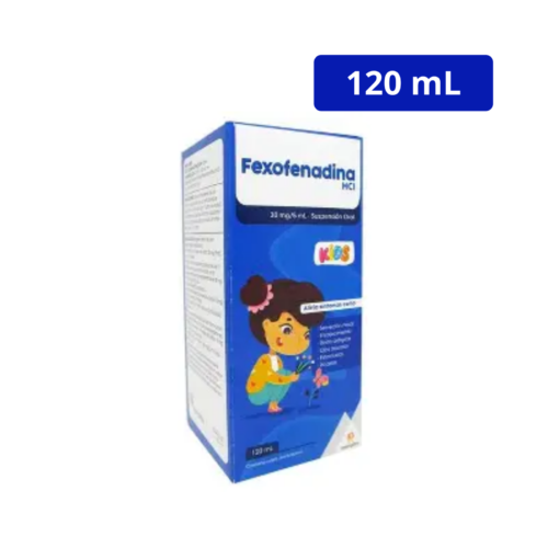 FEXOFENADINA (MEMPHIS) KIDS 30MG/5ML JRB FCO X 120ML