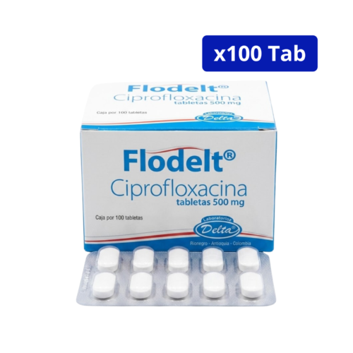 FLODELT (DELTA)  500MG CJA X 100TAB CIPROFLOXACINO