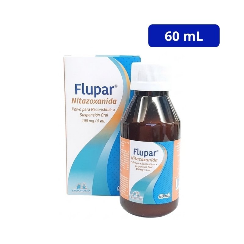 FLUPAR (ANGLOPHARMA) 100MG/5ML SUSP FCO X 60ML NITAZOXANIDA