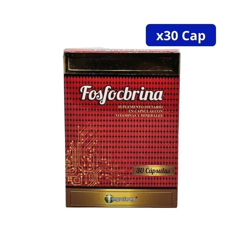 FOSFOCBRINA (IMPROFARME) MULTIVITAMINICO CJA X 30 CAP