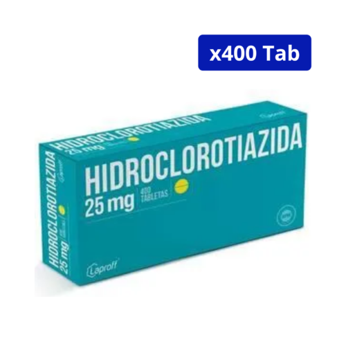 HIDROCLOROTIAZIDA (LAPROFF) 25MG CJA X 400TAB