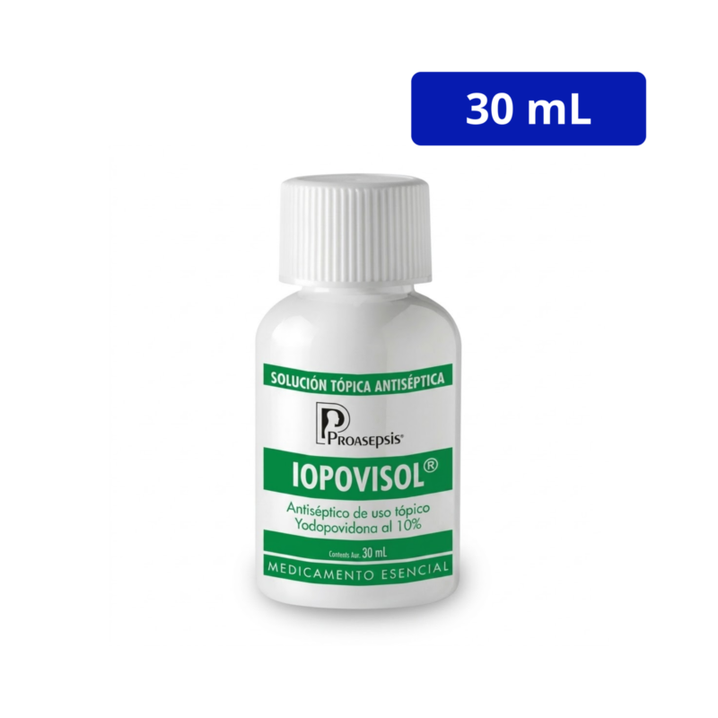 IOPOVISOL (PROASEPSIS) SOLUCION TOPICA FCO X 30 ML YODOPOVIDONA 10%