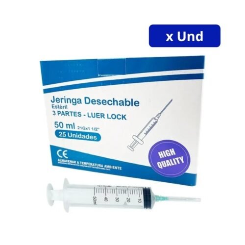 JERINGA 50ML (BEGUT) 21G X 1 1/2 BOLSA X UND