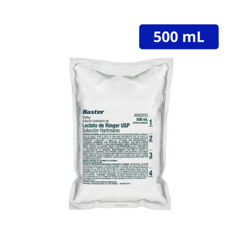LACTACTO DE RINGER (BAXTER) BOLSA X 500ML