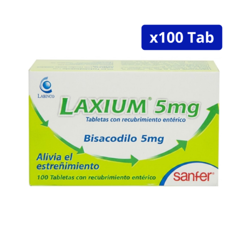 LAXIUM (LABINCO) 5 MG CJA X 100 TAB BISACODILO