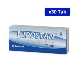 LIPOSTAN (LABINCO) 20 MG CJA X 30 TABLETAS ATORVASTATINA