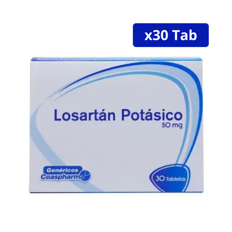 LOSARTAN (COASPHARMA) 50MG CJA X 30TAB