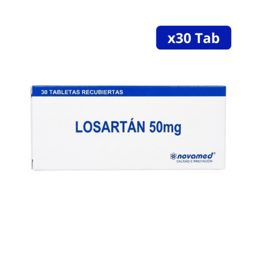 LOSARTAN (NOVAMED) 50MG CJA X 30TAB