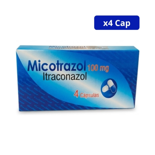 MICOTRAZOL (BIOQUIFAR) 100 MG CJA X 4 CPS ITRACONAZOL