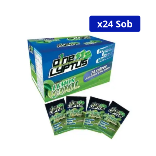 O1NE LYPTUS NEW HEALTH LEMON COOL CJA X 24 SOB X 5PAST