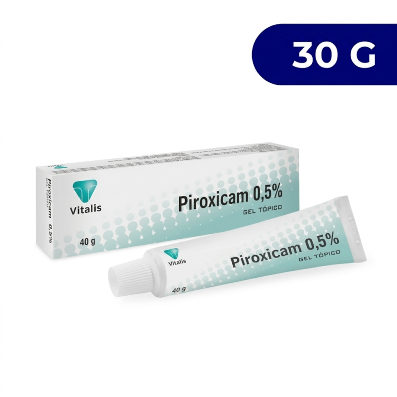 PIROXICAM (VITALIS) GEL 0,5% TUBO X 40 GRS
