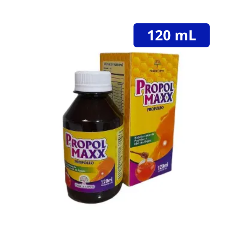 PROPOL MAXX (MEDICAL FARMA) PROPOLIO JRB ADULTO FCO X 120ML MIEL DE ABEJAS VITAMINA C PROPOLEO