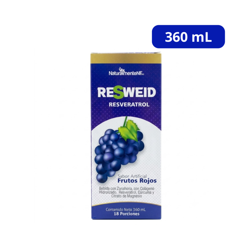 RESWEID (NATURALMENTE) RESVERATROL FRUTOS ROJOS FCO X 360ML