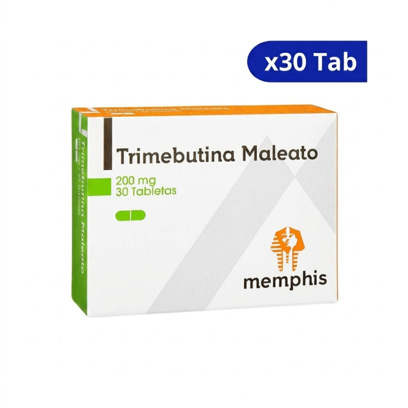 TRIMEBUTINA MALEATO (MEMPHIS) 200MG CJA X 30 TBS