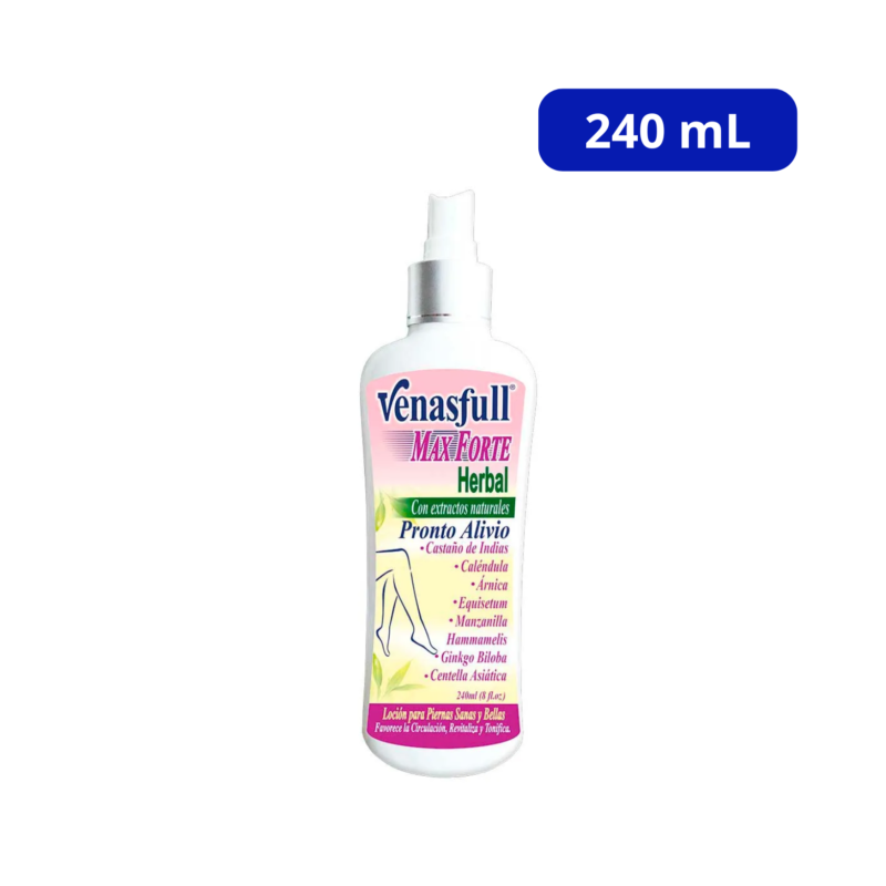 VENASFULL (NATURAL FRESHLY) MAX FORTE HERBAL LOCION SPRAY FCO X 240 ML