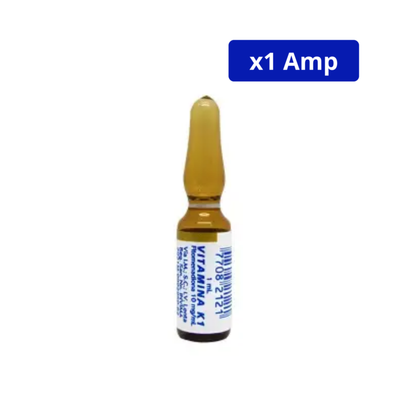 VITAMINA K1 (ECAR) 10MG/ML AMP FCO X 1ML