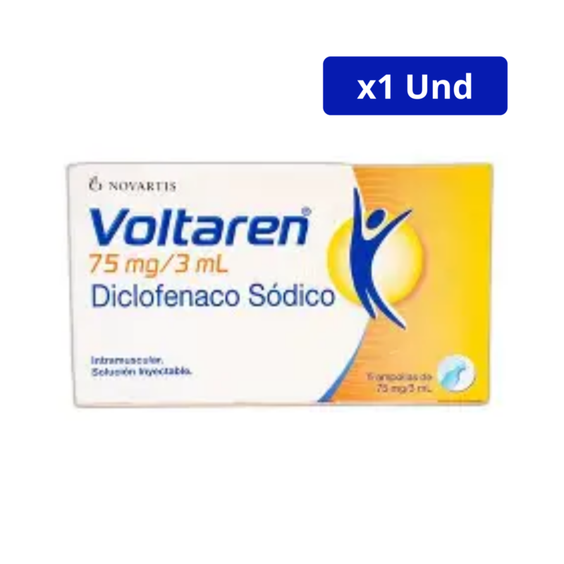 VOLTAREN (NOVARTIS) 75MG/3ML CJA X AMP