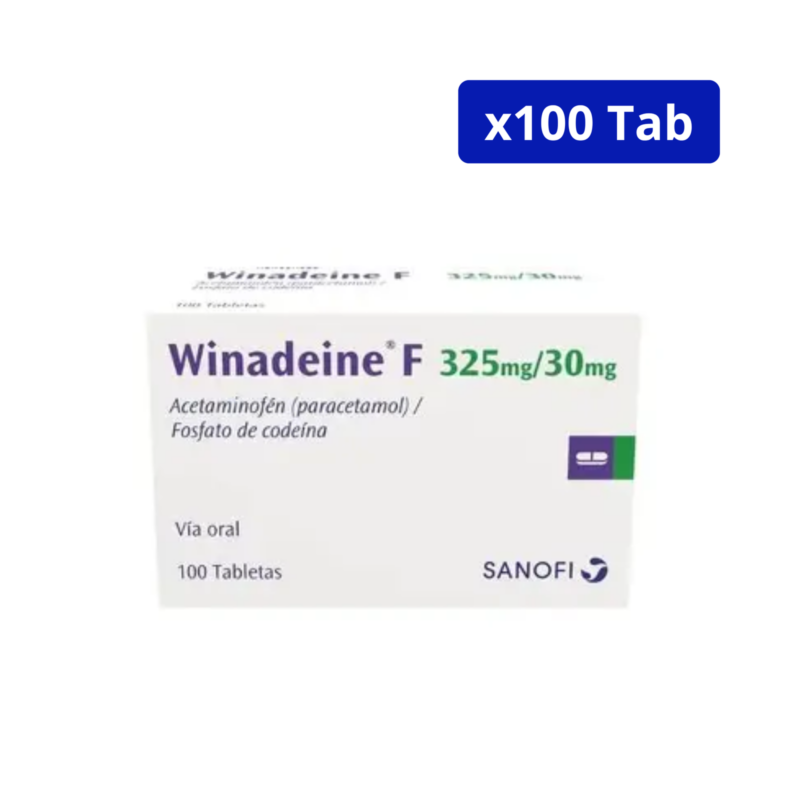 WINADEINE F (SANOFI) 325MG/30MG CJA X 100 TBS